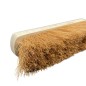 Balai coco en fibres naturelles – Monture bois avec douille à vis Balai coco en fibres naturelles – Monture bois avec douille à vis