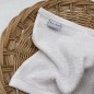 Serviette 30x30 éponge blanche -lot de 10 Serviette 30x30 éponge blanche -lot de 10