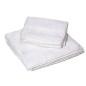 Drap de bain blanc coton 70x140 - lot de 6