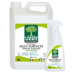 Nettoyant multi-surfaces parfum agrumes - L'arbre Vert - bidon de 5L