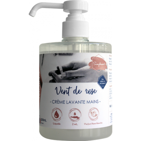 Savon crème mains - Vent de rose