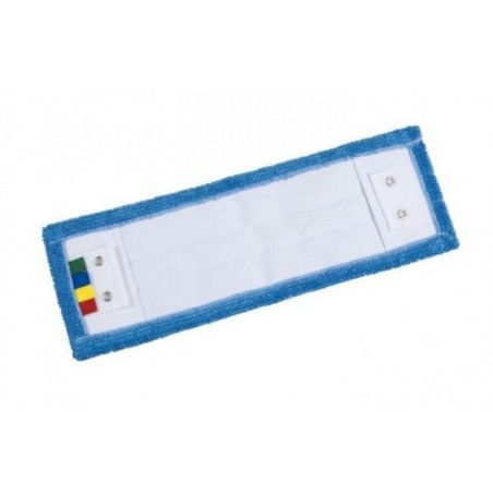 Frange speedy en microfibre bleue avec languettes et oeillets