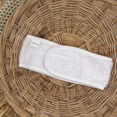 Bandeau éponge blanc coton - Lot de 10