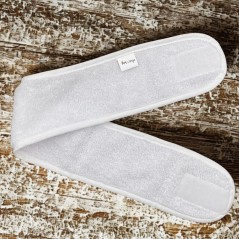 Bandeau éponge blanc coton - Lot de 10