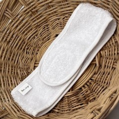 Bandeau éponge blanc coton - Lot de 10