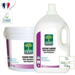 Lessive liquide l'Arbre Vert - bidon de 5L