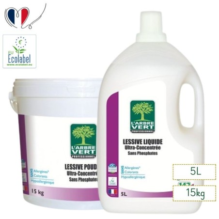Lessive liquide l'Arbre Vert - bidon de 5L