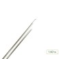 Manche en aluminium avec embout vis - 1m40