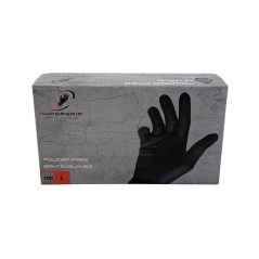 Gant nitrile noir non poudrés - Plusieurs tailles disponibles