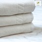 Serviette blanche 100x130 cm – Maxi drap de bain professionnel recyclé - lot de 2 Serviette blanche 100x130 cm – Maxi drap de bain professionnel recyclé - lot de 2