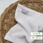 Serviette 30x30 - essuie mains pro- 30x30 en éponge blanche – Lot de 10