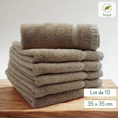 Serviette eponge 30x30 ou essuie main professionnel spa - art du linge