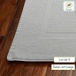 Tapis blanc en éponge seconde vie – Art du Linge pour hôtels, gîtes et instituts écoresponsables - lot de 4 Tapis blanc en éponge seconde vie – Art du Linge pour hôtels, gîtes et instituts écoresponsables - lot de 4