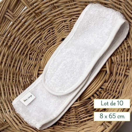 Bandeau lot de 10 Art du Linge parfait pour les spa, institut de beauté ...