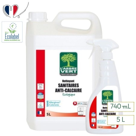 Nettoyant sanitaire anti calcaire - L'arbre Vert