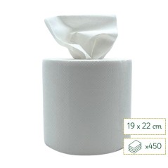 Bobine d’essuyage blanche -Hygiène pro pour instituts & hébergements professionnels