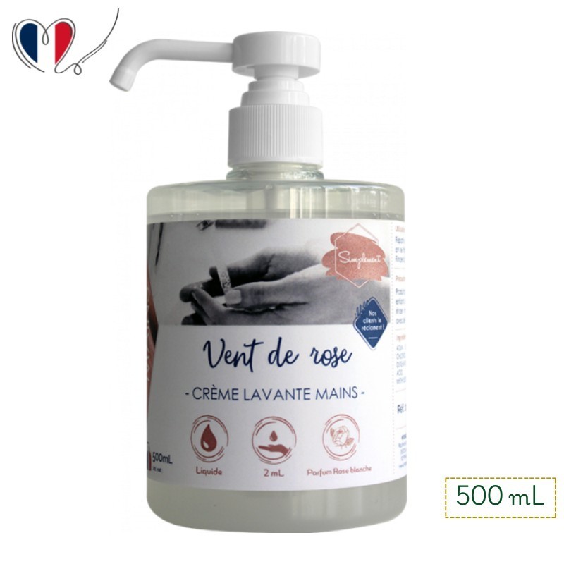 Savon crème mains - Vent de rose