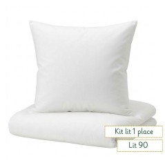 Kit lit 1 place - idéal pour gîtes, conciergeries et locations Airbnb