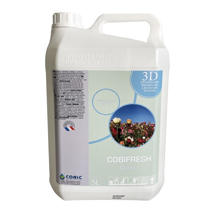 Nettoyant sol et surfaces Cobifresh 3D - Cobic Nettoyant sol et surfaces Cobifresh 3D - Cobic